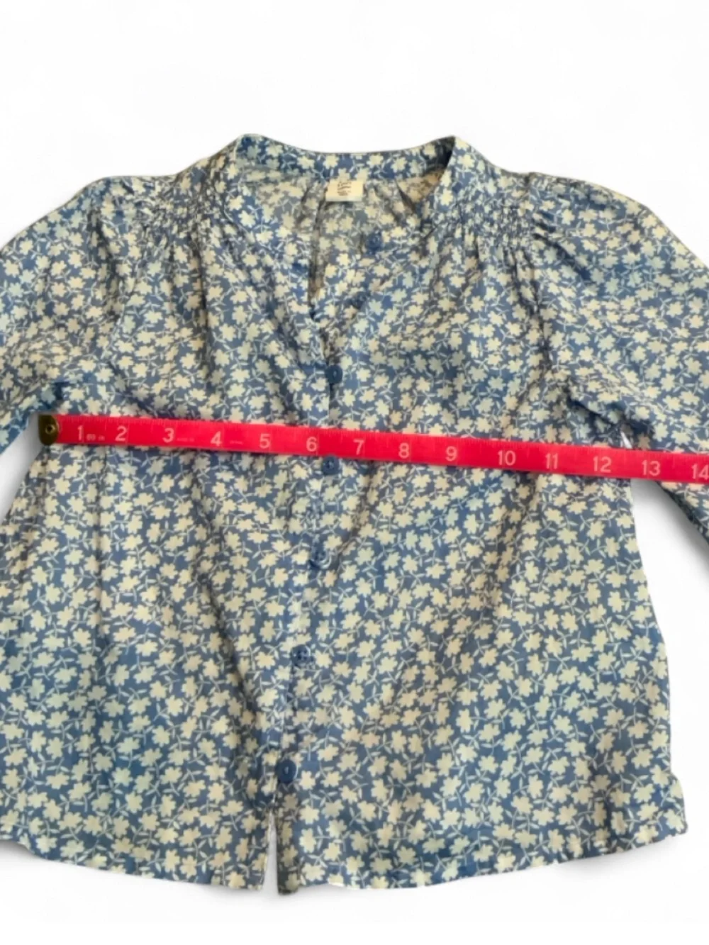 GAP Floral Button-Front Blouse Girls 4yrs Toddler